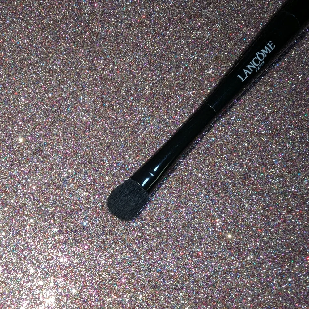 Lancome Black Makeup Brush Dual Ended Blush & Eyeshadow Brush